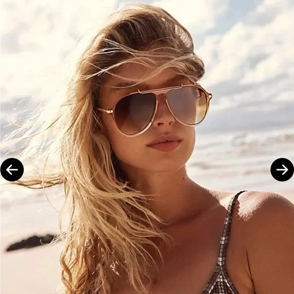 Free People Ventura Sunglasses Orange Gradient NWT MSRP $25 - Picture 2 of 5